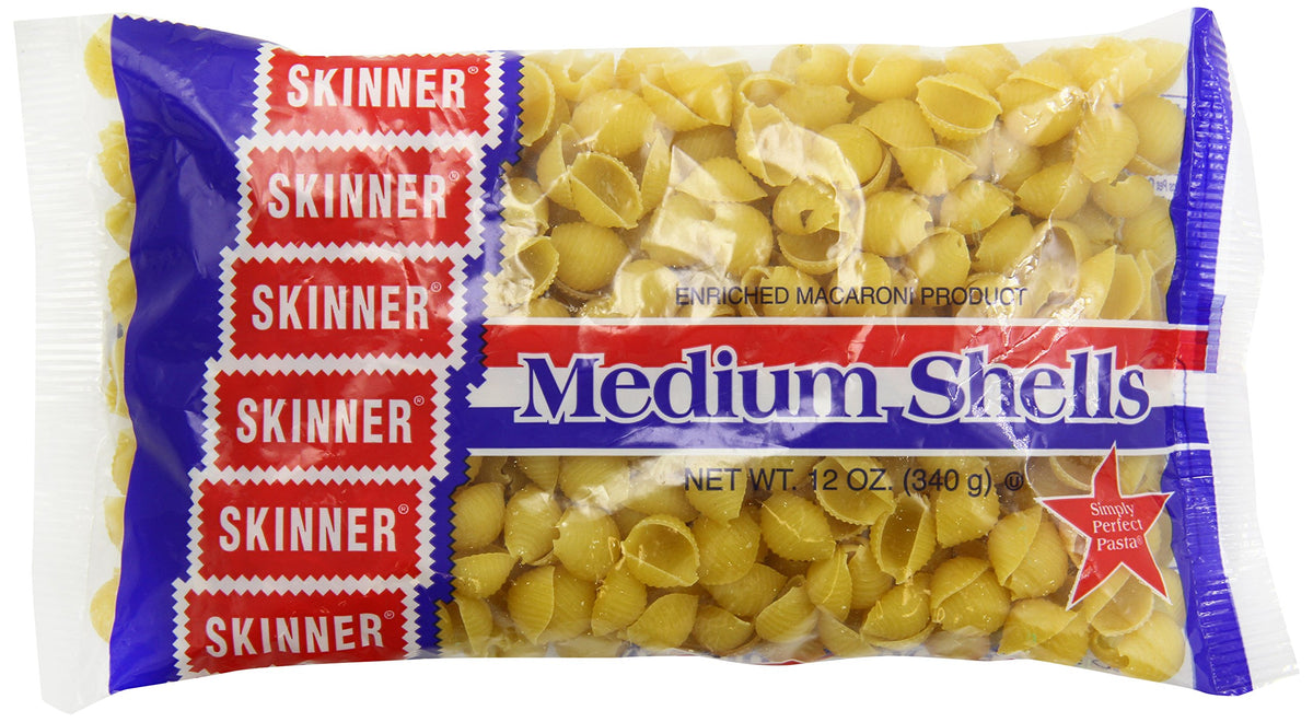 Skinner Medium Shells, 12 Ounce