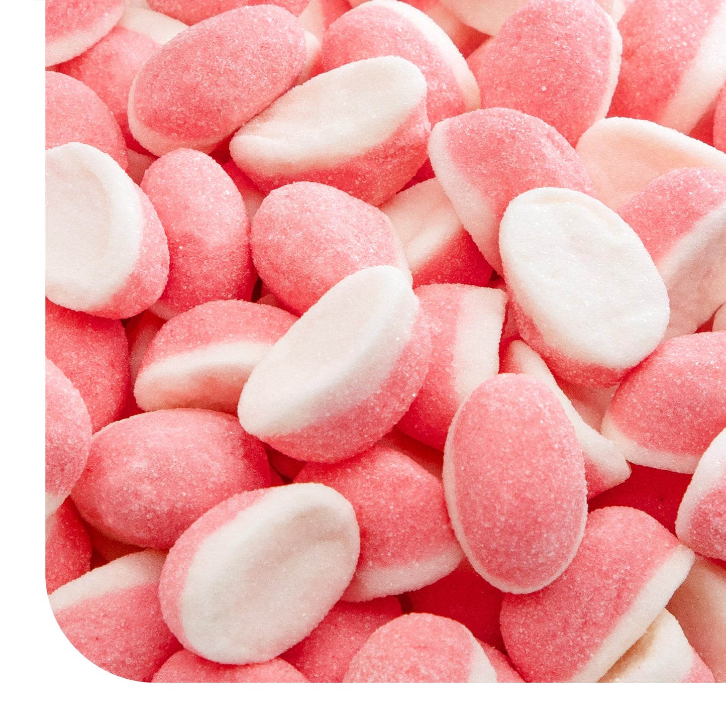 Strawberry Puffy Gummy Candy - 1 Pound Pack - Gender Reveal Strawberry Gummies - Pink Cloud Candy for Baby Showers, Buffets & Dessert Decorating