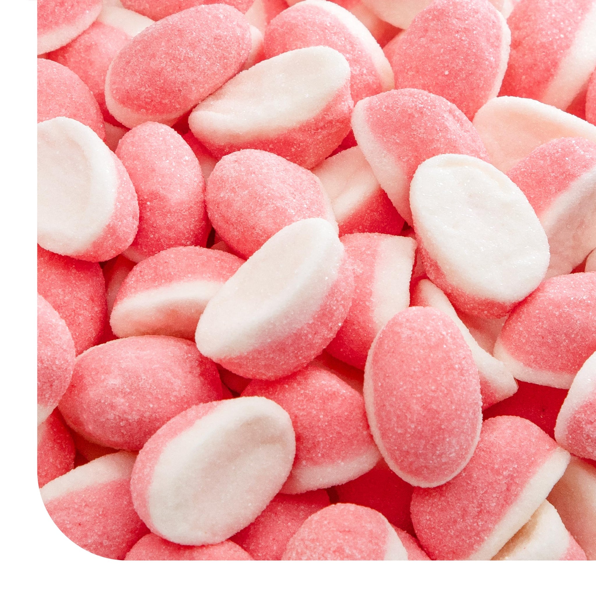 Strawberry Puffy Gummy Candy - 1 Pound Pack - Gender Reveal Strawberry Gummies - Pink Cloud Candy for Baby Showers, Buffets & Dessert Decorating
