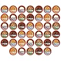 Cookie Jar Assorted Flavored Coffee Pods for Keurig K Cup Brewers, 40 Count Variety Pack - Flavored Coffee Sampler with Multiple Delicious Options