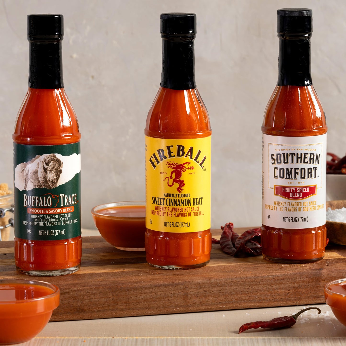 Buffalo Trace Whiskey Flavored Hot Sauce, 6 oz