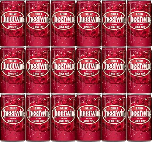 Cheerwine Soda, 7.5 oz can (18 cans)