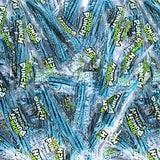 Mini Blue Sour Straws- Bulk Blue Raspberry Sour Power Patch Straw Bites (1 Pound)