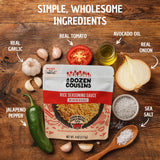 A Dozen Cousins Mexican Rice Seasoning Sauce (10 Pack), Pour & Mix Red Rice Starter with Tomato, Onion, Garlic & Jalapeño, Avocado Oil, Gluten Free