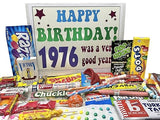 RETRO CANDY YUM ~ 1976 50th Birthday Gift Box Nostalgic Candy Assortment from Childhood for 50 Year Old Man or Woman Born 1976