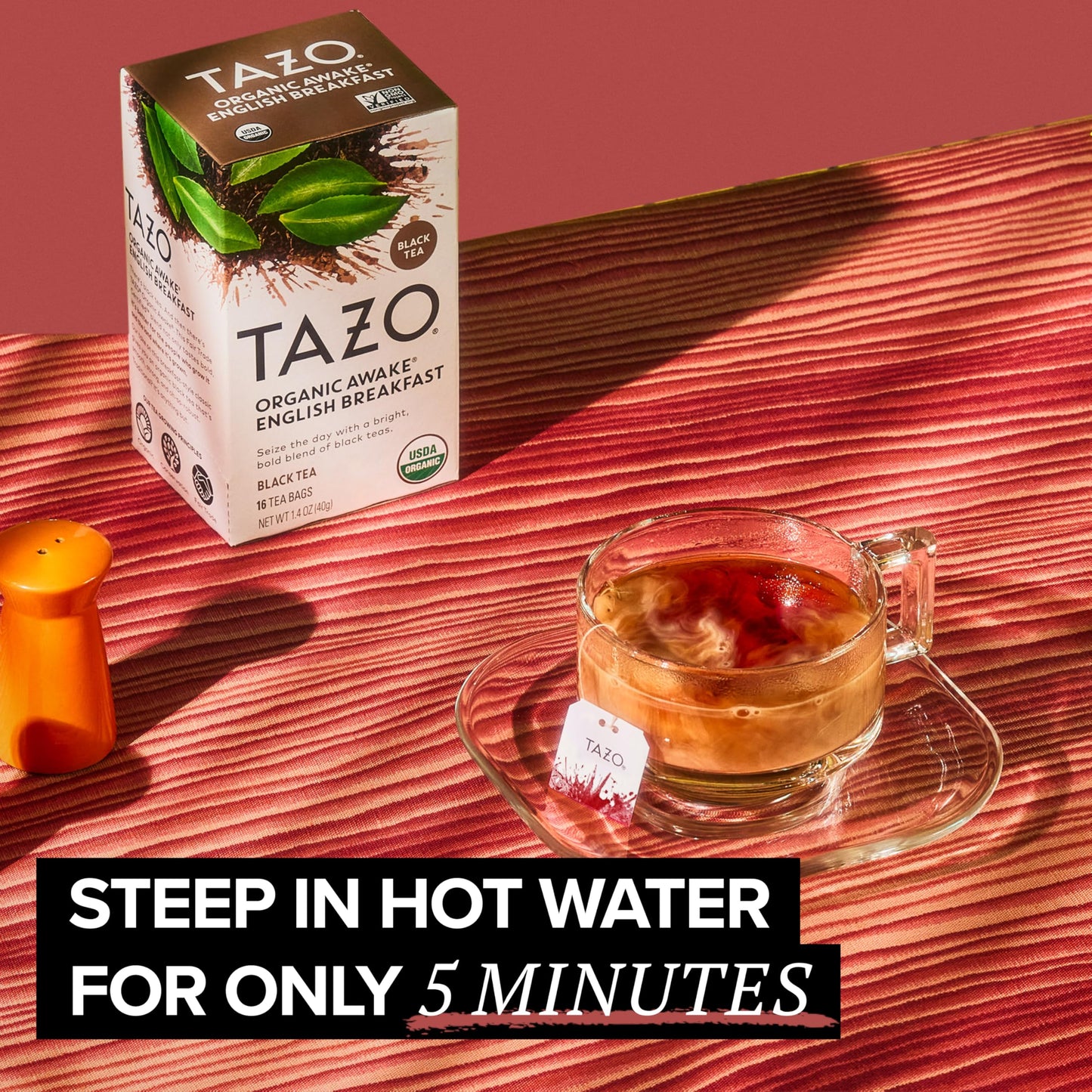 TAZO Green Tea Matcha Latte Concentrate 2-Pack, Sweetened with Honeydew Melon and Tropical Fruit Notes, Ready-to-Mix 32 oz Cartons for Hot or Iced