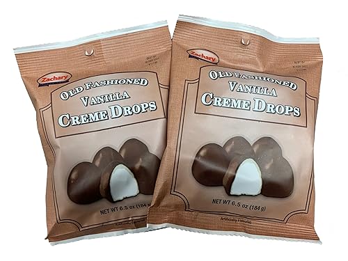 Zachary Old Fashioned Vanilla Creme Drops, 6.5 oz. (Pack of 2) F