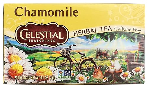 Celestial Seasonings Herbal Tea, Chamomile, 20 Count