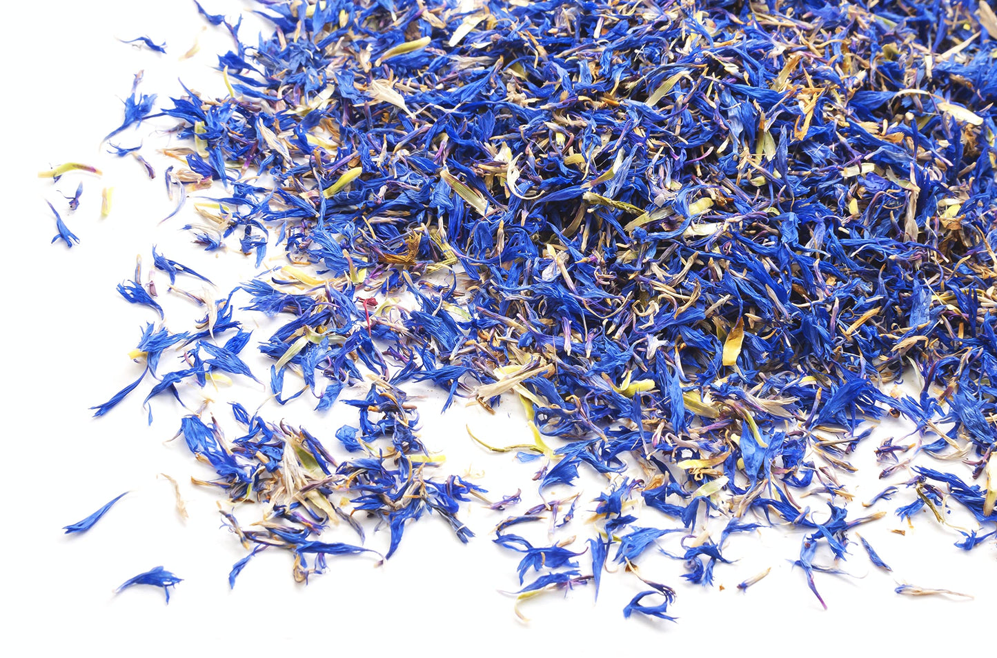 Pure Blue Cornflower Petals - 100% Natural Centaurea cyanus - Dried, Grown in Germany Herbal Cornflower Flowers for Cupcakes, Lattes, Tea Blends, Bath