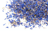 Pure Blue Cornflower Petals - 100% Natural Centaurea cyanus - Dried, Grown in Germany Herbal Cornflower Flowers for Cupcakes, Lattes, Tea Blends, Bath