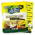 Caribbean Instant Coconut Milk Powder | Organic | Non GMO | Adds Rich Coconut Flavour To Your Desserts And Curry Dishes |10-pack (10 x 50g)