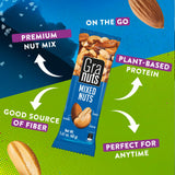 Granuts Mixed Nuts | Almonds, Peanuts & Cashews | Crunchy + Soft Textures | On-the-Go Snack | 1.41 Oz (12 Inner Packs)