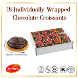 Chocolate Breakfast Pastries | 18 Cookies Individually Wrapped | Chocolate Bun Snack Cakes | On the Go Snacks for Kids & Adults | Great Travel Food |