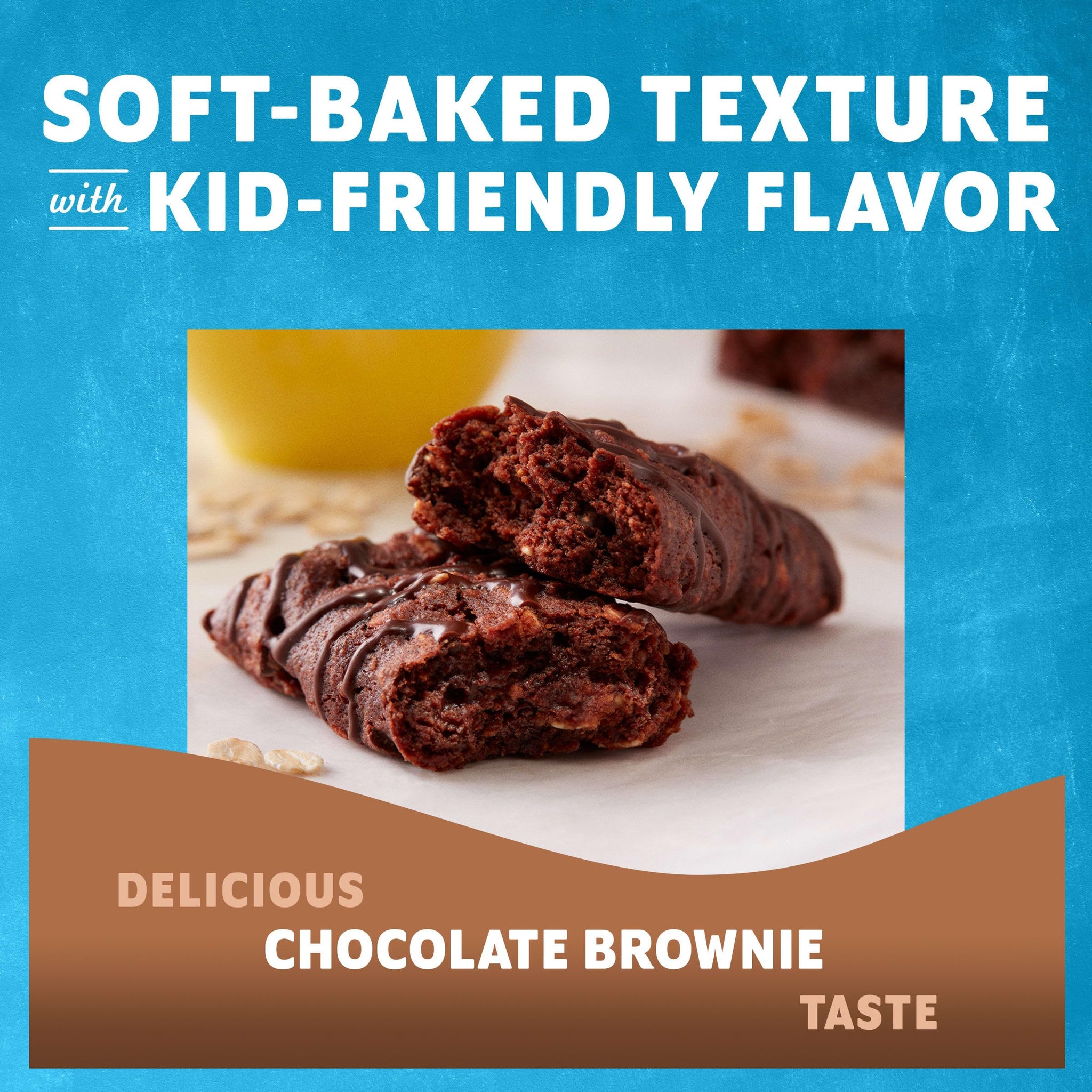 Zbar - Chocolate Brownie - Soft-Baked Energy Snack Bars - Non-GMO - 11g Whole Grains - USDA Organic Granola Bars - Snacks for Kids (6 Pack)