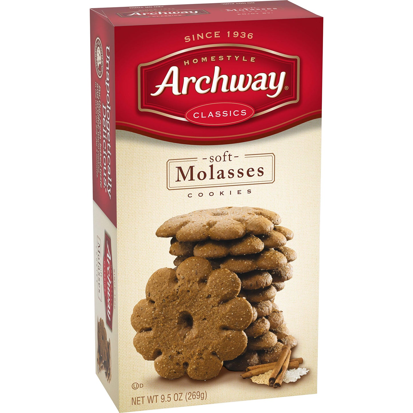 Archway Archway Classic Soft Old-Fashioned Molasses Cookies, 9.5 Ounce
