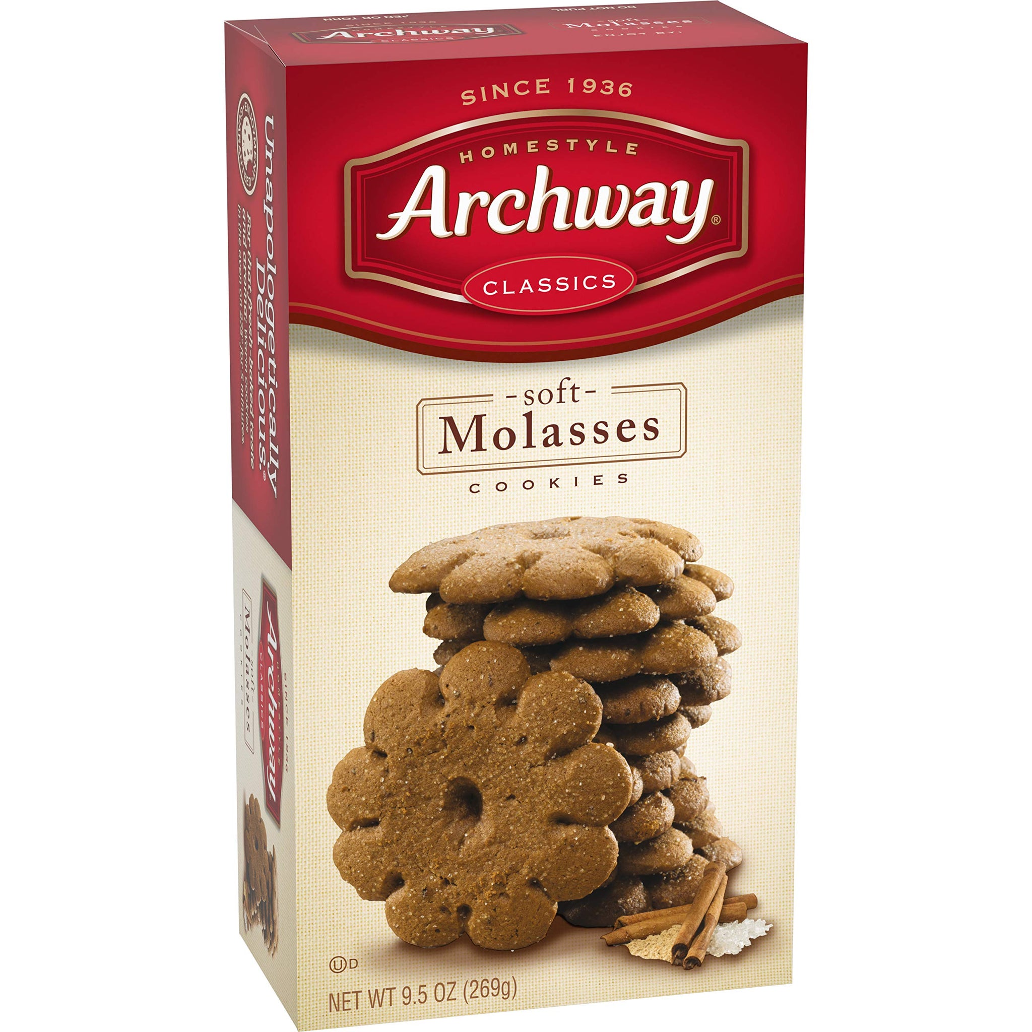 Archway Archway Classic Soft Old-Fashioned Molasses Cookies, 9.5 Ounce