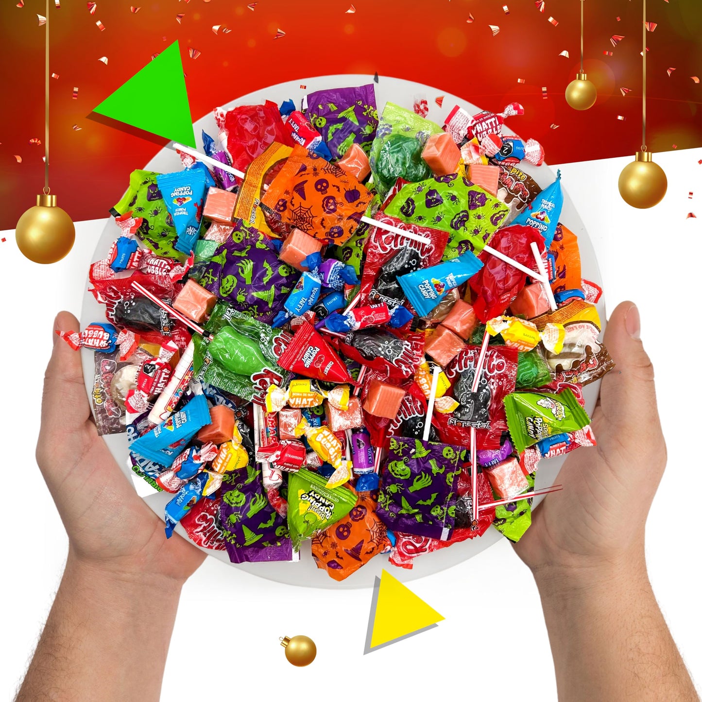 Candy Variety Pack | 10 Pound Box | Bulk Candy for Classroom | Party Mix Individually Wrapped | Popping Rocks, Lollipops, Gum, Caramels, Taffies |