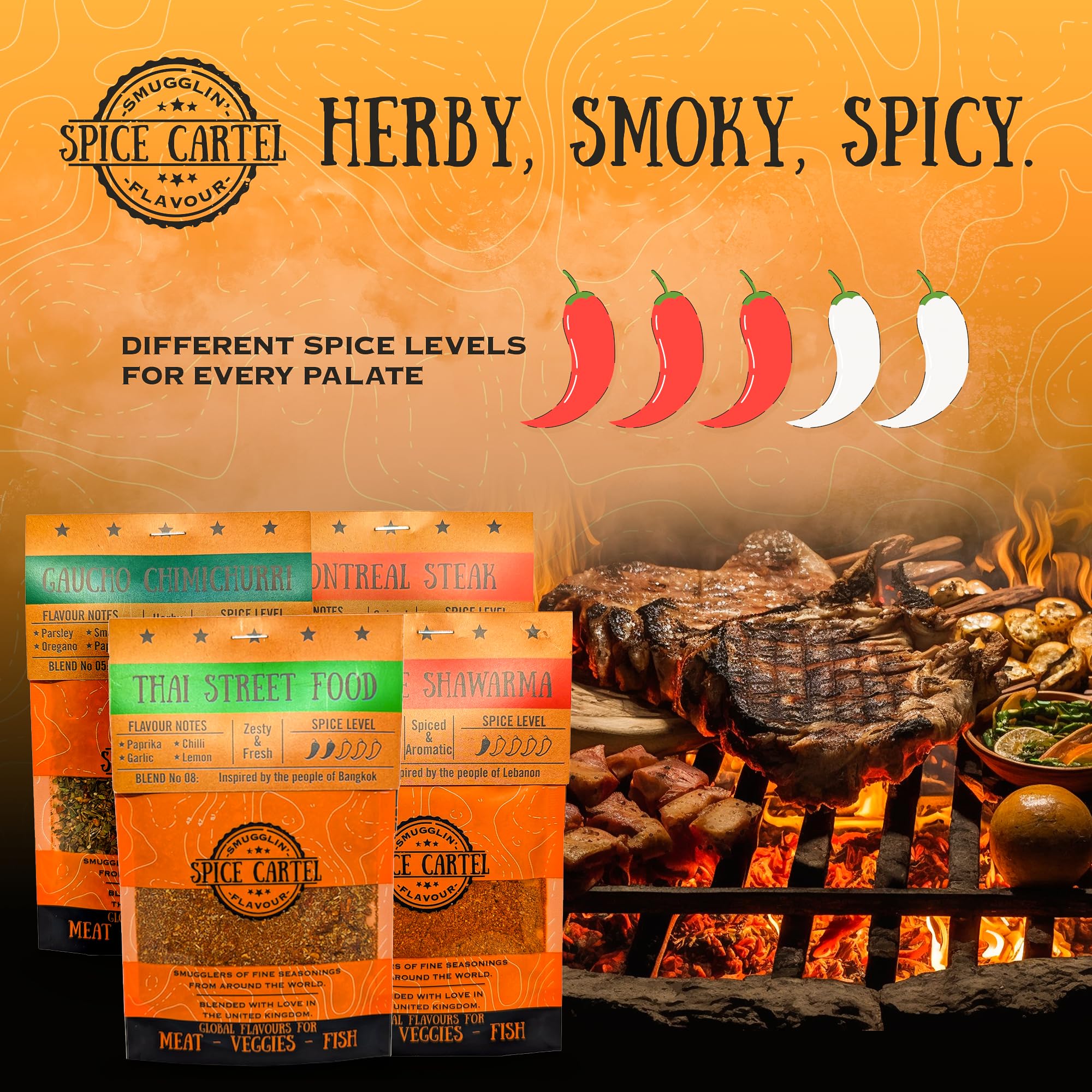Spice Cartel's Lebanese Shawarma. Artisanal Herb & Spice Blend Inspired by Lebanon. Bring Your Chicken to Life with This Delicious Marinade. 35g