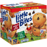 Entenmann's Little Bites Chocolate Chip Mini Muffins, 2 pack (20 pouches total)