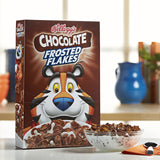 Kellogg's Breakfast Cereal, Chocolate Frosted Flakes, Low Fat, 13.2 oz Box