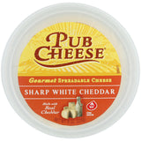Pub Cheese, Spread White Cheddar, 8 Ounce