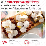 David's Cookies Butter Pecan Meltaways Sweet Sampler Tin - Butter Cookies with Crunchy Pecans, Soft, And Melt In Your Mouth Flavorful Cookies