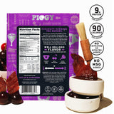 KRAVE All Natural Pork Jerky, Black Cherry BBQ - Protein Packed Snacks Roasted for Maximum Flavor - Premium Tender Meat Cuts - Gluten Free - 2.7 Ounce