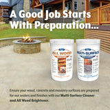 Seal-Once Premium Multi-Surface Cleaner Concentrate, Cleans & Enhances a Wide Range of Applications from Wood, Concrete, Outdoor Fabrics, Docks