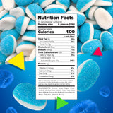 Blue Raspberry Puffs Gummy Candy | 1 Pound Bag | Blue Candy for Baby Shower Favors & Gender Reveal Parties | Fluffy Gummies for Goodie Bags & Cake