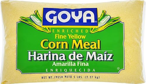 Goya Foods Fine Yellow Corn Meal, 80 Ounce (Pack of 4)