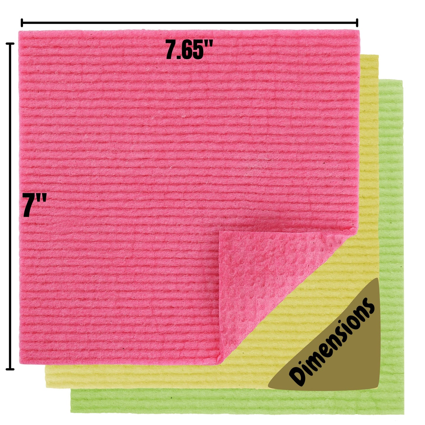 Mr. Pen Dish Cloths, 6 pcs, Reusable Paper Towels, Absorbent Kitchen Towels, Dishcloths for Kitchen, Cellulose and Cotton