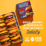 Actual Veggies Black Bean Burger Veggie Burger, 12 Oz