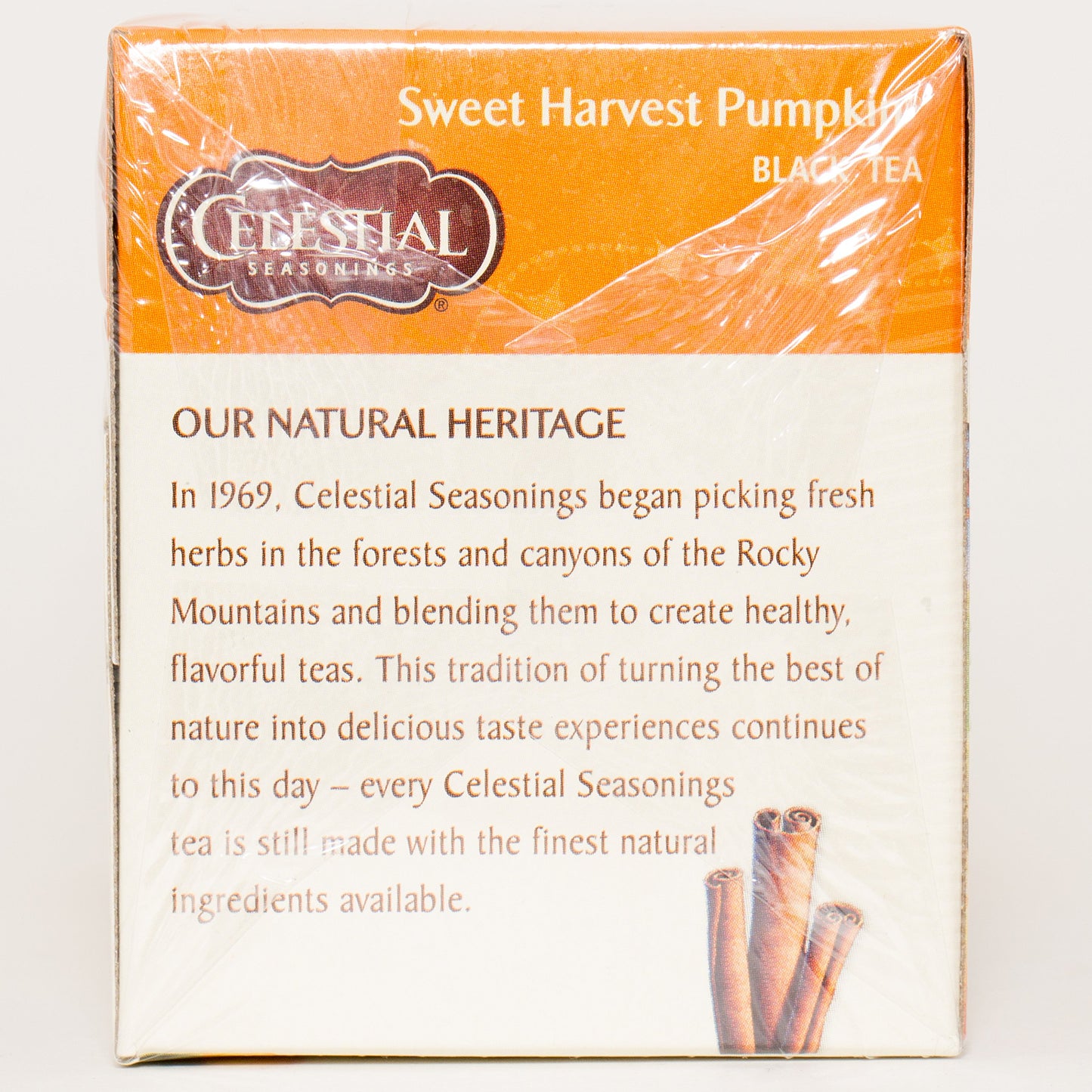 Celestial Seasonings Black Tea,Sweet Harvest Pumpkin, 20 Bags (Pack of 6)