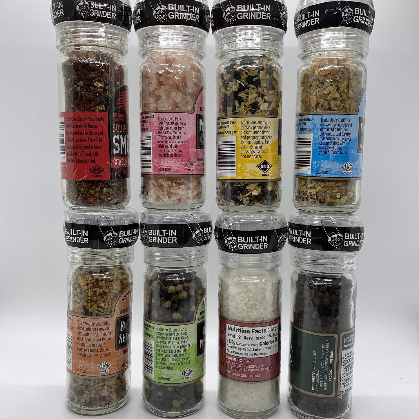 Trader Joe's Assorted Seasoning Grinders PICK YOUR OWN FLAVORS (Pack of 4) $28.88