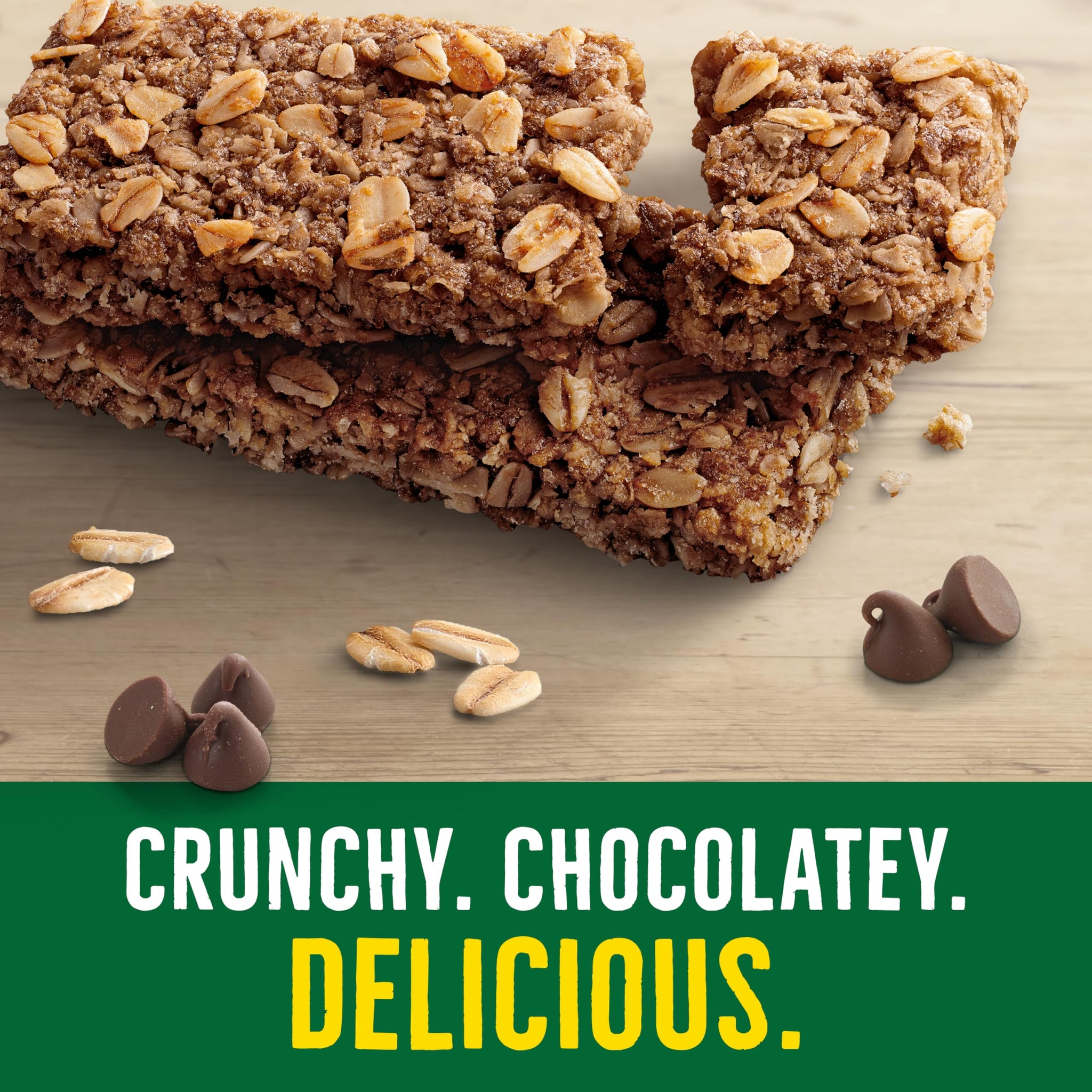 Nature Valley Crunchy Granola Bars, Oats 'N Dark Chocolate, 24 Bars, 17.88 oz (12 Pouches)