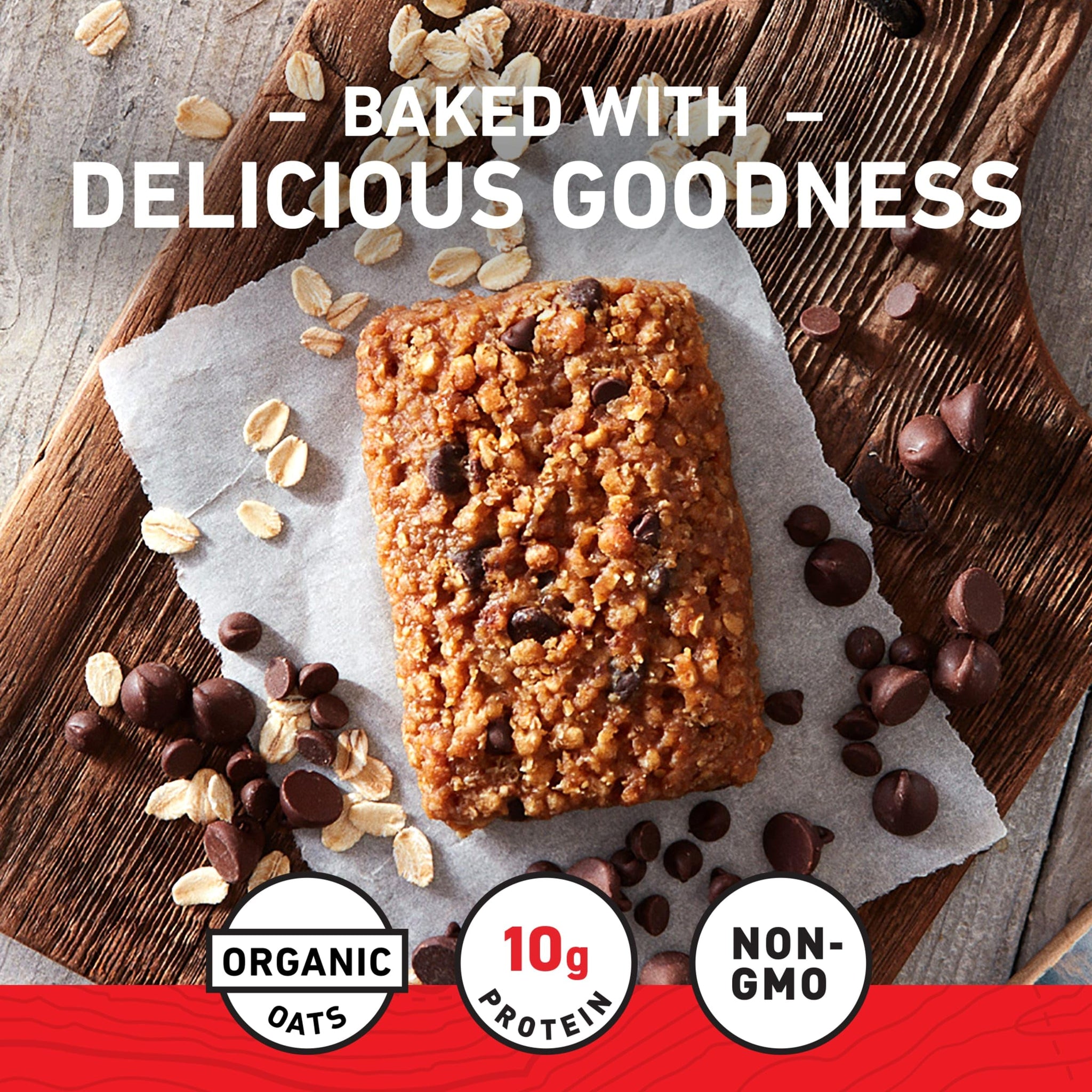 CLIF BAR - Energy Protein Bars - Chocolate Chip - Made with Organic Oats - Energy Bars - Non-GMO - (1 Count)