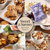 Broadway Basketeers Sympathy Gift Basket with Sweet & Savory Snacks