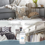 SMELLS BEGONE Air Freshener Home & Linen Spray - 16 oz, Pack of 2 - Odor Eliminator - Made with Essential Oils (Fresh Cotton)