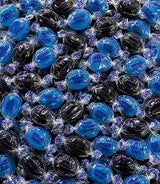 Sugar Free Assorted Mixed Berry Hard Candy Buttons - 1 lb of Fresh Delicious Individually Wrapped Blackberry Raspberry Candy