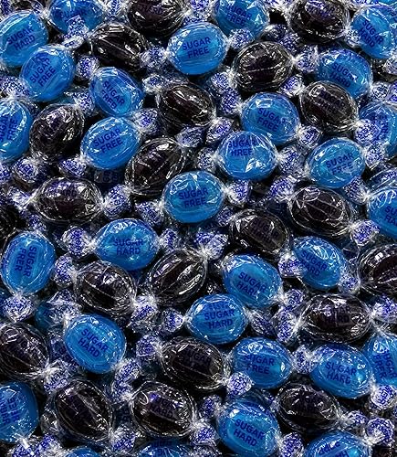 Sugar Free Assorted Mixed Berry Hard Candy Buttons - 1 lb of Fresh Delicious Individually Wrapped Blackberry Raspberry Candy