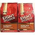 Eight O' Clock Ground Coffee - Hazelnut - Medium Roast - Net Wt. 11 OZ (311 g) Per Package - Pack of 2 Packages