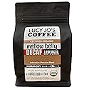 Lucy Jo's Coffee Roastery, Organic Decaf Mellow Belly Low Acid Blend, Medium Dark Roast, 11 oz (Whole Bean)