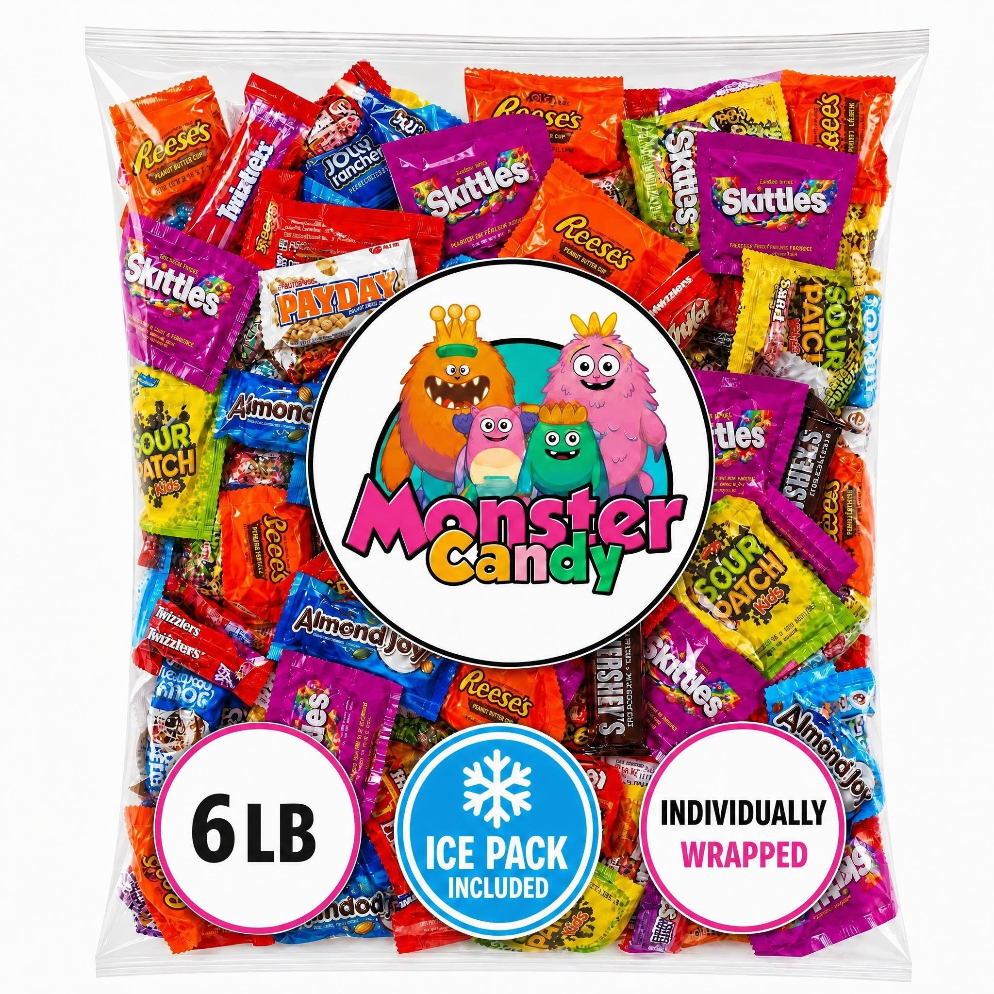 Chocolate and Candy Party Favor Mix - 6 lb Pinata Stuffers - Goodie Bag Stuffers for Kids Party Favors - Chocolate Candy Variety Pack Bulk - Bulk
