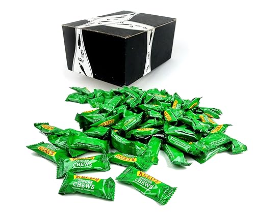 Reed's Original Ginger Candy Chews, 1 lb Bag in a BlackTie Box
