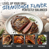 Lane's BBQ Shake and Steak Rub, 8 oz, All Natural Steak Seasoning for Grilling, Meat Seasoning for Ribeye, Chicken, Pork, Burgers, Prime Rib Rub