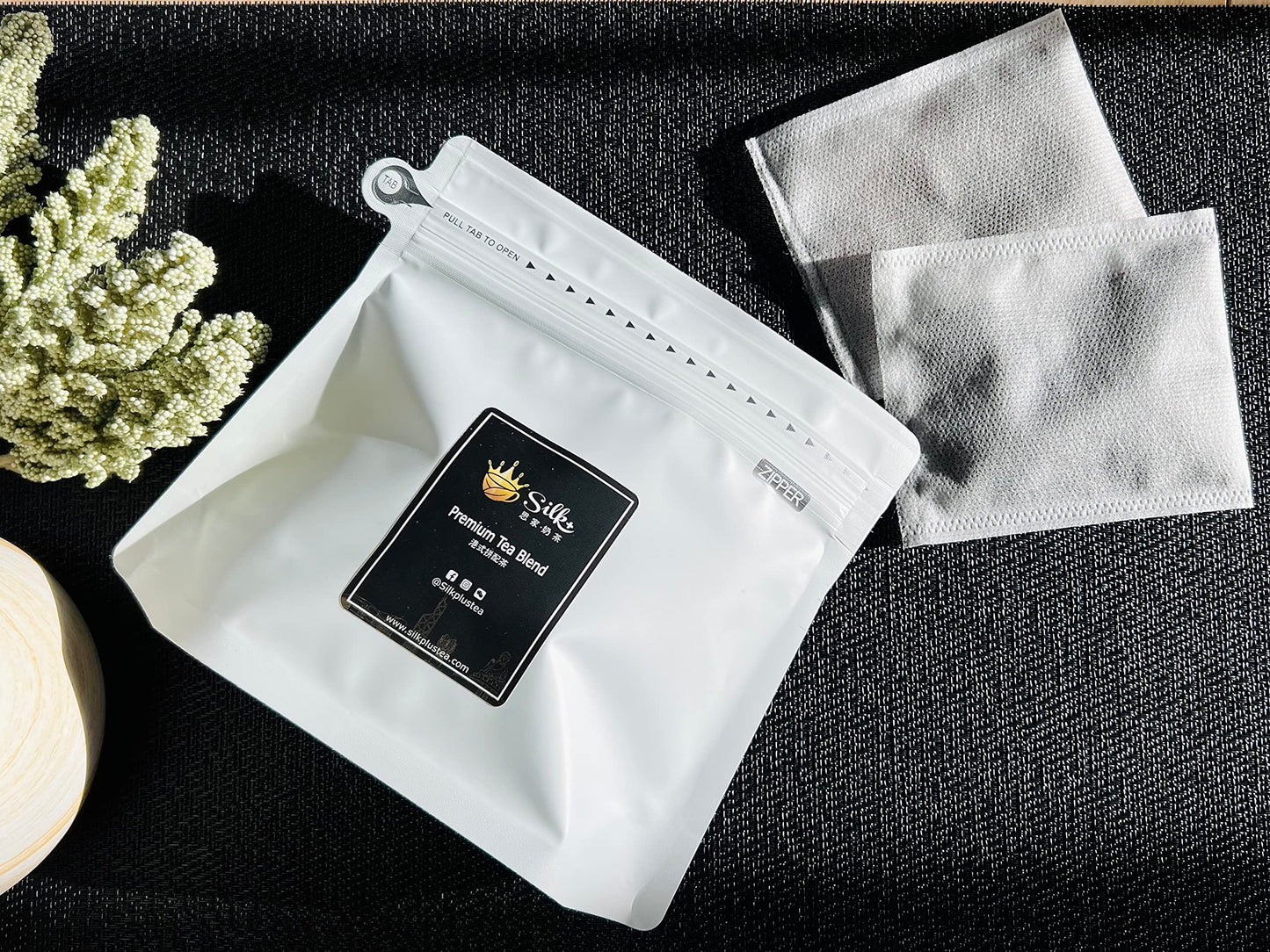 Silkplus Tea | Premium Ceylon Tea blend Convenient Pack - Hong Kong Style Milk Tea | Breakfast Tea | Caffeinate (12 Tea bags, 9g each)