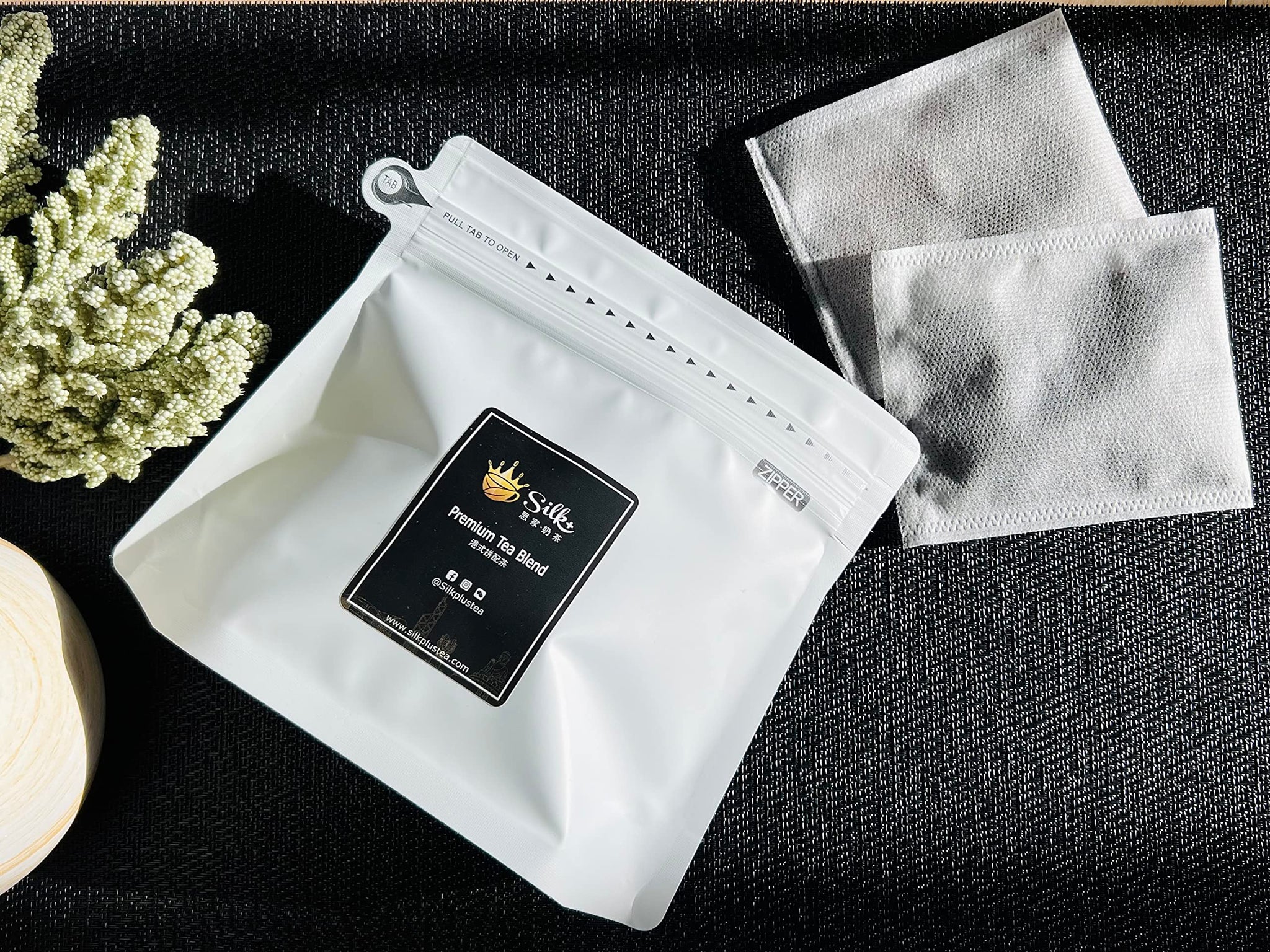 Silkplus Tea | Premium Ceylon Tea blend Convenient Pack - Hong Kong Style Milk Tea | Breakfast Tea | Caffeinate (12 Tea bags, 9g each)