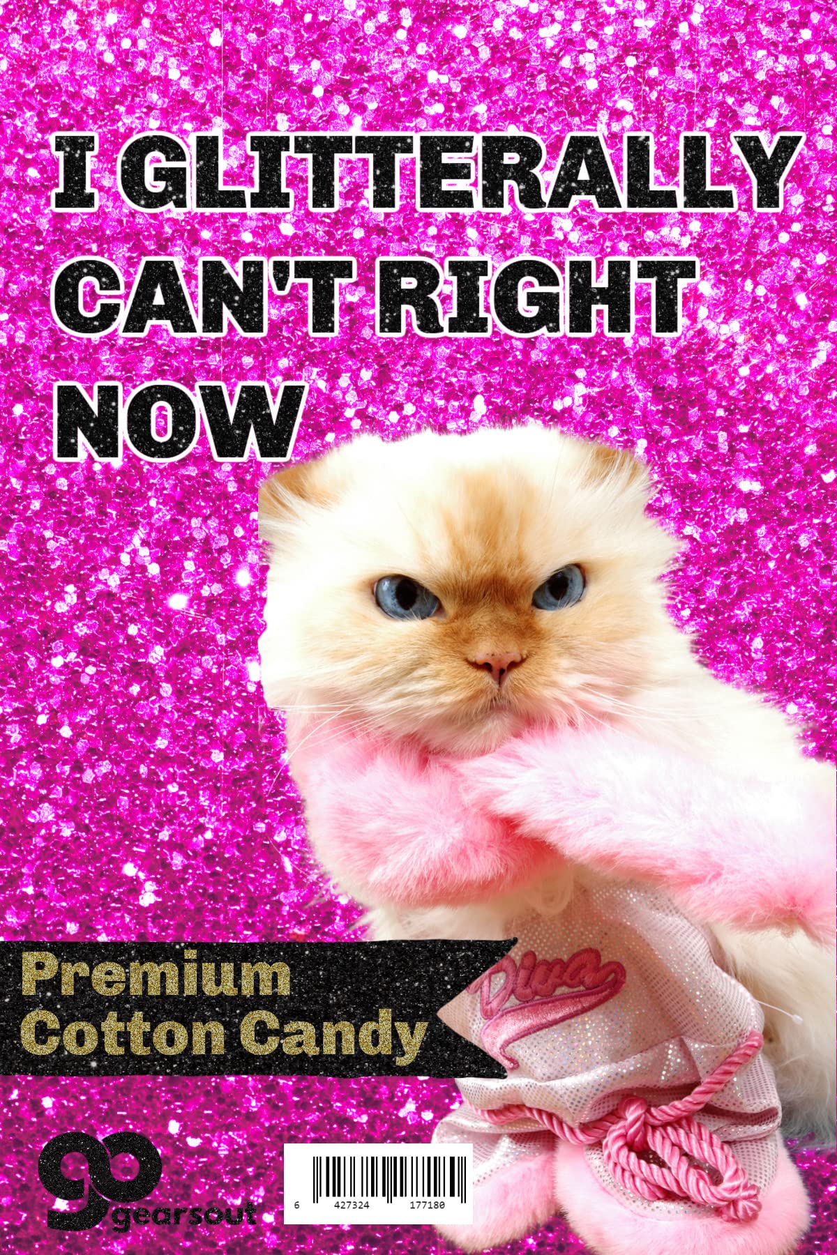 I GLITTERLY CAN'T RIGHT NOW Gourmet Cotton Candy - Stocking Stuffers, Easter Basket Gift Ideas, Mother's Day - Funny Gift Ideas for Best Friend
