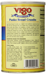 Vigo Italian Style Seasoned Panko Bread Crumbs, 8 Ounce