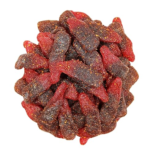 CHILI SOUR Cherry Cola Bottles Gummy, Spicy, Sweet And Sour Cherry Cola Bottles, Chili Gummy 1 lb
